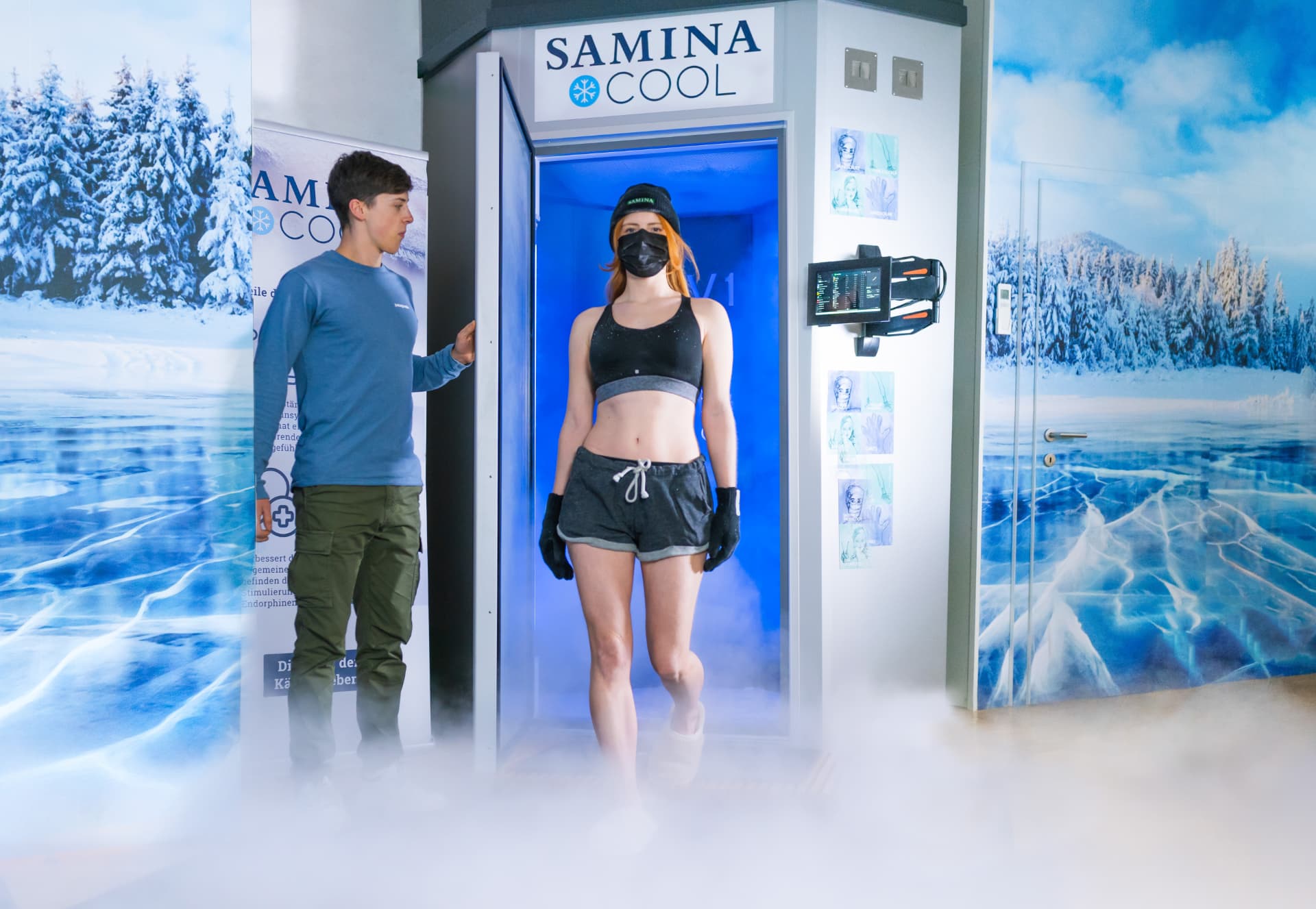 SAMINA Cool Kältekammer im Recovery Center Pfullendorf